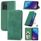 For ZTE V30 VITA Retro Skin Feel Business Magnetic Horizontal Flip Leather Case With Holder & Card Slots & Wallet & Photo Frame(Green) - 1