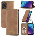 For ZTE V30 VITA Retro Skin Feel Business Magnetic Horizontal Flip Leather Case With Holder & Card Slots & Wallet & Photo Frame(Brwon) - 1