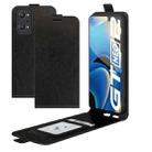 For OPPO Realme GT Neo2 R64 Texture Single Vertical Flip Leather Protective Case with Card Slots & Photo Frame(Black) - 1