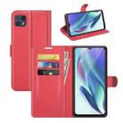 For Motorola Moto G50 5G Litchi Texture Horizontal Flip Protective Case with Holder & Card Slots & Wallet(Red) - 1