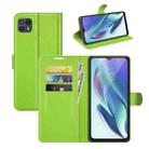 For Motorola Moto G50 5G Litchi Texture Horizontal Flip Protective Case with Holder & Card Slots & Wallet(Green) - 1