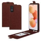 For Xiaomi Civi R64 Texture Single Vertical Flip Leather Protective Case with Card Slots & Photo Frame(Brown) - 1