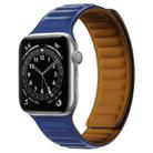 Silicone Magnetic Strap Watch Band For Apple Watch Series 8&7 41mm / SE 2&6&SE&5&4 40mm / 3&2&1 38mm(Dark Blue) - 1