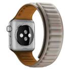 Silicone Magnetic Strap Watch Band For Apple Watch Ultra 49mm / Series 8&7 45mm / SE 2&6&SE&5&4 44mm / 3&2&1 42mm(Khaki) - 1
