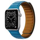 Silicone Magnetic Strap Watch Band For Apple Watch Ultra 49mm / Series 8&7 45mm / SE 2&6&SE&5&4 44mm / 3&2&1 42mm(Sky) - 1