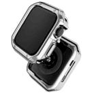 Anti-fall Electroplating TPU Watch Protective Case for Apple 1/2/3/4/5/6/7/SE 38mm/40mm/41mm(Black) - 4
