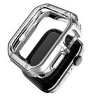 Anti-fall Electroplating TPU Watch Protective Case for Apple 1/2/3/4/5/6/7/SE 38mm/40mm/41mm(Black) - 6