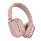 P2 Foldable Stereo Bluetooth Wireless Headset Built-in Mic for PC / Cell Phones(Pink) - 1