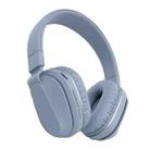 P2 Foldable Stereo Bluetooth Wireless Headset Built-in Mic for PC / Cell Phones(Blue) - 1