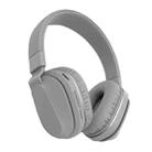 P2 Foldable Stereo Bluetooth Wireless Headset Built-in Mic for PC / Cell Phones(Gray) - 1