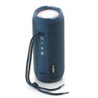 T&G TG227 Outdoor Portable Waterproof Bluetooth Music Speaker with LED Support FM / TF / USB(Navy blue) - 1