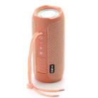 T&G TG227 Outdoor Portable Waterproof Bluetooth Music Speaker with LED Support FM / TF / USB(Pink) - 1