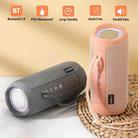 T&G TG227 Outdoor Portable Waterproof Bluetooth Music Speaker with LED Support FM / TF / USB(Pink) - 4