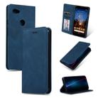 Retro Skin Feel Business Magnetic Horizontal Flip Leather Case for Google Pixel 3A XL(Navy Blue) - 1