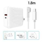 A6 PD 65W USB-C / Type-C + QC3.0 USB Laptop Adapter + 1.8m USB-C / Type-C to MagSafe 1 / L Data Cable Set for MacBook Series, US Plug + EU Plug + UK Plug - 1