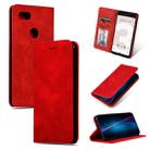 Retro Skin Feel Business Magnetic Horizontal Flip Leather Case for Google Pixel 3(Red) - 1