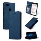 Retro Skin Feel Business Magnetic Horizontal Flip Leather Case for Google Pixel 3(Navy Blue) - 1