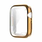 Shockproof TPU Full Protective Shell with Protective Film For Apple Watch Series 9 / 8 / 7 45mm(Rose Gold) - 1