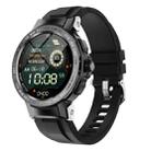 E19 1.28 inch Color Screen Smart Watch, IP68 Waterproof,Support Heart Rate Monitoring/Blood Pressure Monitoring/Blood Oxygen Monitoring/Sleep Monitoring(Black) - 1