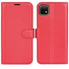 For Huawei nova Y60 Litchi Texture Horizontal Flip Protective Case with Holder & Card Slots & Wallet(Red) - 1