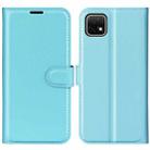 For Huawei nova Y60 Litchi Texture Horizontal Flip Protective Case with Holder & Card Slots & Wallet(Blue) - 1