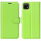 For Huawei nova Y60 Litchi Texture Horizontal Flip Protective Case with Holder & Card Slots & Wallet(Green) - 1