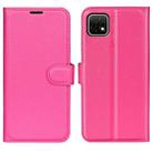 For Huawei nova Y60 Litchi Texture Horizontal Flip Protective Case with Holder & Card Slots & Wallet(Rose Red) - 1