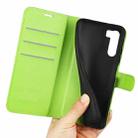 For OPPO K9 Pro Litchi Texture Horizontal Flip Protective Case with Holder & Card Slots & Wallet(Green) - 6
