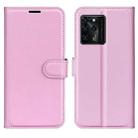 For ZTE Blade V30 Litchi Texture Horizontal Flip Phone Protective Case with Holder & Card Slots & Wallet(Pink) - 1