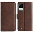 For OPPO Realme Narzo 50i Dual-side Magnetic Buckle Horizontal Flip Leather Case with Holder & Card Slots & Wallet(Brown) - 1