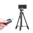 YUNTENG 6208 Aluminum Tripod Mount with Bluetooth Remote Control &  3-Way Head & Phone Clamp - 1