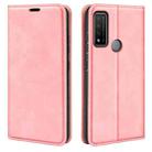 For Xiaomi Redmi Note 11 Pro / Note 11 Pro+ Retro-skin Magnetic Suction Leather Case with Holder & Card Slots & Wallet(Pink) - 1