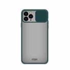 For iPhone 13 Pro Max MOFI Translucent Frosted PC + TPU Phone Case(Green) - 1