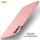 For OnePlus 9RT 5G MOFI Frosted PC Ultra-thin Hard Phone Case(Rose Gold) - 1