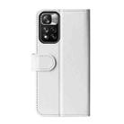 For Xiaomi Redmi Note 11 Pro / Note 11 Pro+ R64 Texture Single Horizontal Flip Protective Case with Holder & Card Slots & Wallet & Photo Frame(White) - 3
