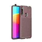 Beetle Series Carbon Fiber Texture Shockproof TPU Case for Huawei Y9Prime 2019 / P smart Z(Brown) - 1