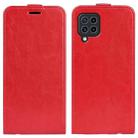 For Samsung Galaxy F22 R64 Texture Single Vertical Flip Leather Protective Case with Card Slots & Photo Frame(Red) - 1
