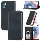 For OPPO  K9 Pro Retro Skin Feel Magnetic Horizontal Flip Leather Case with Holder & Card Slots & Wallet & Photo Frame(Black) - 1