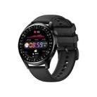 D3pro 1.32 inch Color Screen Smart Watch, IP67 Waterproof,Silicone Watchband,Support Bluetooth Call/Heart Rate Monitoring/Blood Pressure Monitoring/Blood Oxygen Monitoring/Sleep Monitoring(Black) - 1