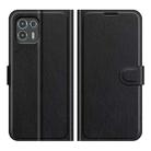 For Motorola Edge 20 lite 5G Litchi Texture Horizontal Flip Phone Protective Case with Holder & Card Slots & Wallet(Black) - 1