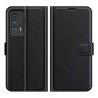 For Motorola Edge 20 Pro 5G Litchi Texture Horizontal Flip Phone Protective Case with Holder & Card Slots & Wallet(Black) - 1