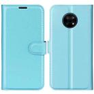 For Nokia G50 Litchi Texture Horizontal Flip Protective Case with Holder & Card Slots & Wallet(Blue) - 1