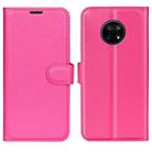 For Nokia G50 Litchi Texture Horizontal Flip Protective Case with Holder & Card Slots & Wallet(Rose Red) - 1
