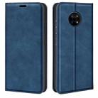 For Nokia G50 Retro-skin Business Magnetic Suction Phone Leather Case with Holder & Card Slots & Wallet(Dark Blue) - 1