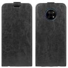 For Nokia G50 R64 Texture Single Vertical Flip Leather Protective Case with Card Slots & Photo Frame(Black) - 1