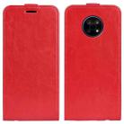 For Nokia G50 R64 Texture Single Vertical Flip Leather Protective Case with Card Slots & Photo Frame(Red) - 1