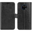 For Nokia G50 R64 Texture Single Horizontal Flip Phone Protective Case with Holder & Card Slots & Wallet& Photo Frame(Black) - 1