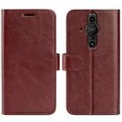 For Sony Xperia Pro-I R64 Texture Single Horizontal Flip Phone Protective Case with Holder & Card Slots & Wallet& Photo Frame(Brown) - 1