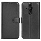 For Sony Xperia Pro-I Litchi Texture Horizontal Flip Protective Case with Holder & Card Slots & Wallet(Black) - 1