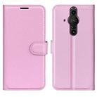 For Sony Xperia Pro-I Litchi Texture Horizontal Flip Protective Case with Holder & Card Slots & Wallet(Pink) - 1